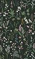 Rose Floral Drawer Liner Peel and Stick Contact Paper self Adhesive Wallpaper Removable Vinyl Decorative Shelf Drawer Liner 118 inch x17.4inch (Dark Green Floral, 118 inch x 17.4 inch)