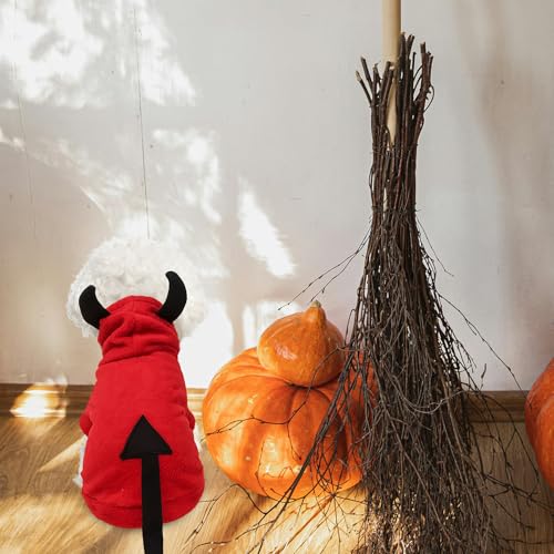 Disfraz de Diablo para Perros Halloween Talla S miniatura 5