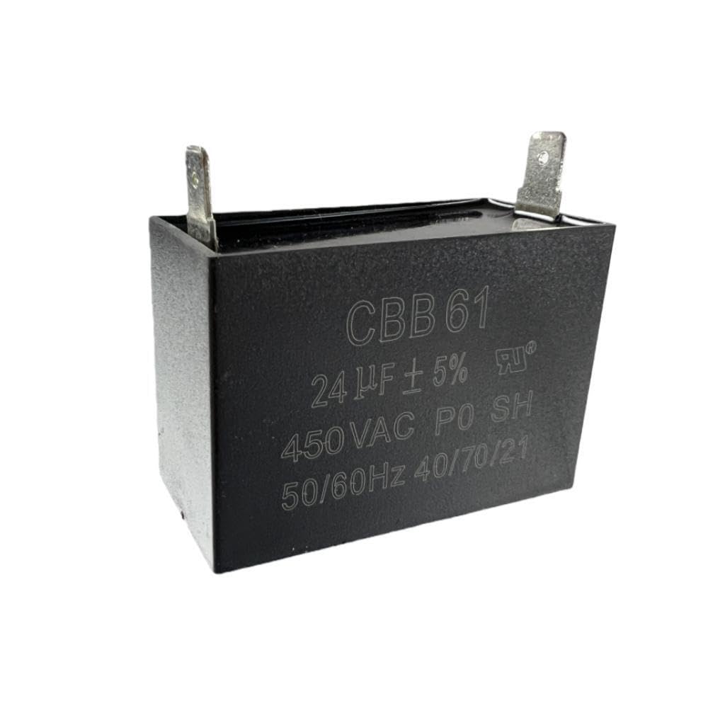 Capacitor 24uF 24MFD 50/60Hz 450 VAC CBB61 SH 40/70/21 UL Listed