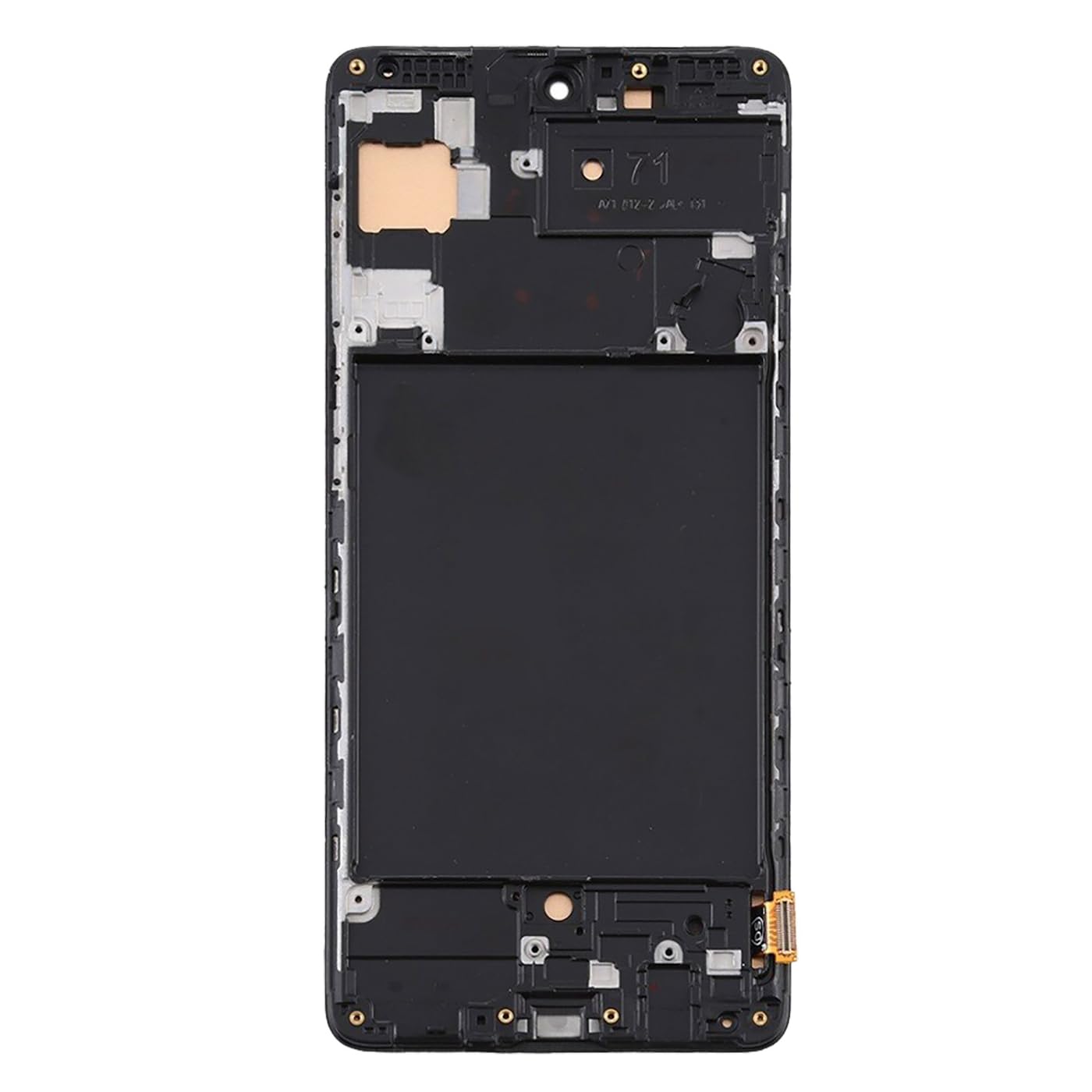 Schermo LCD completo con telaio assemblato di ricambio per Samsung Galaxy A71 (SM-A715F)