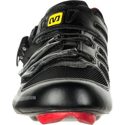 Mavic Pro Black/Black/red (Size: 41 1/3) Road Bike Shoes