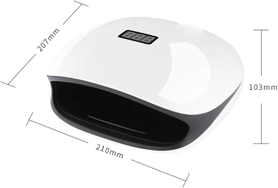 Nail lamp-UV LED Lamp for Gel Polish Curing 5 Fingernails & Toenails with Sensor