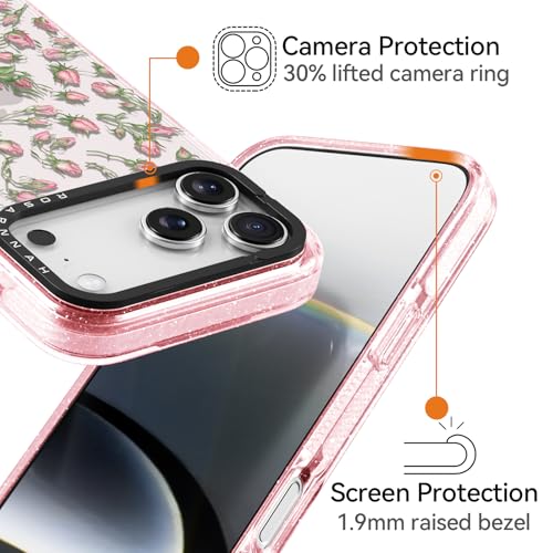 Funda iPhone Pro Max antichoque Rosarnnah 17GPS resistente a caídas de 2 metros 4