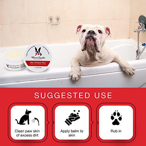 Warren London Paw Defense Wax - Dog Paw Balm For Dry Paws In Winter And Summer - Dog Skin Soother To Protect Against Cold, Hot & Rough Surfaces - Made In Usa W/Natural Aloe Vera And Eucalyptus #TOP7