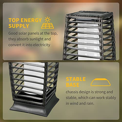 Olymsold SOLAR FLOOR LAMP 10035-2 Solar Powered Outdoor Floor, 2 Piece Solar Outdoor Floor Lamps thumb #4