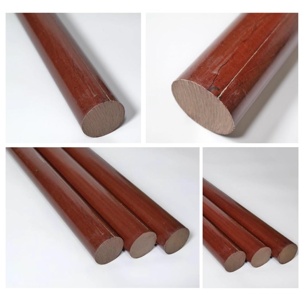 1 Barre En Bakélite De 20 Mm, 25 Mm, 30 Mm, Tige Stratifiée En Résine Phénolique De 1000 Mm, Bâton Isolant En Bois Électrique Résistant Aux Hautes Températures(20mm)