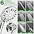 High Pressure Shower Head with Handheld - OHDAY® 6-Mode Powerful Showerhead with 70'' Stainless Steel Hose, Adjustable Bracket and Built-in Power Wash to Clean Tub Tile Pets Bathroom Corner