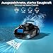 BOTLUXE Poolroboter, Kabelloser Poolsauger Akku 5000 mAh, 120 Minuten Reinigungszeit, Automatische Reinigung mit Selbsteinparkfunktion, 6057 LPH Leistungsstarker Poolsauger für Pools 80 m², PC01