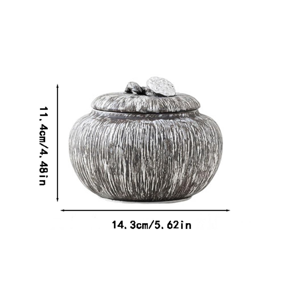 HLTYGWX Puszki na herbatę Ręcznie zamykane puszki na herbatę, kamionkowe puszki do przechowywania herbaty, ceramiczne zestawy do herbaty, zamykane puszki do przechowywania herbaty Puszka na herbatę