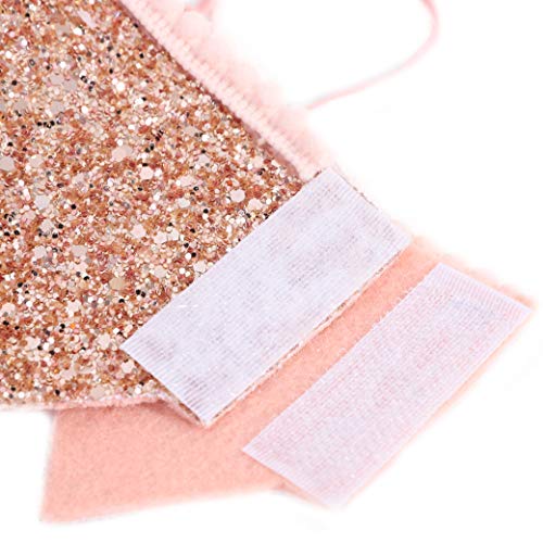 Wahawu Pink Half Birthday Party Crown - 1/2 Rose Gold Birthday Party Hat, Happy Birthday Crown For Kids, Party Photo Prop, Birthday Party Decorations #TOP7