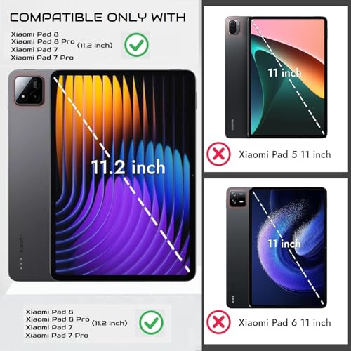 Image of Screen Guard Compatible With Xiaomi Pad 8 / Pad 8 Pro /Pad 7 / Pad7 Pro Tablet 11.2 inch inch Tab Flexible Fiber Screenguard Not a Tempered Glass Screen Guard