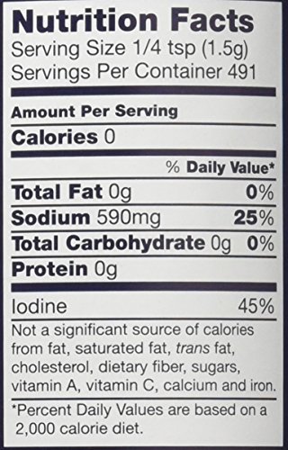 Morton Iodized Salt, 26 oz, (Pack of 4) - Thumbnail 2