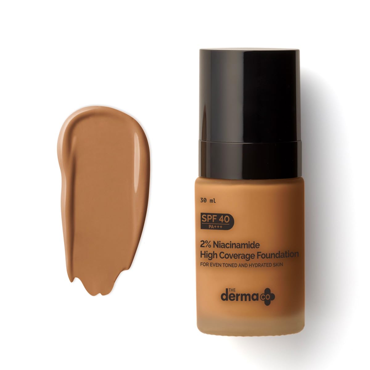 The Derma Co 2% Niacinamide Medium Coverage Matte Liquid Foundation | With 1% Hyaluronic Acid | Spf 40 Pa+++ | For 12 Hour Long Stay & Oil Control | For All Skin Types - 07 Cinnamon-image-32