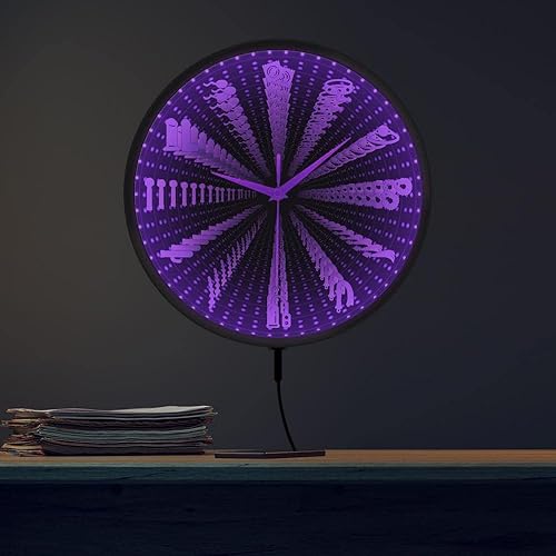 Miniatura 8 de The Geeky Days Accesorios para tienda de sexo, espejo infinito interestelar, reloj de pared luminoso, erótico, íntimo, juego de rol, herramientas