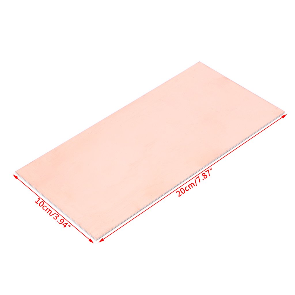 hokojix 100x200x1.5mm Double Sided Plate PCB Circuit Board FR4 Laminate