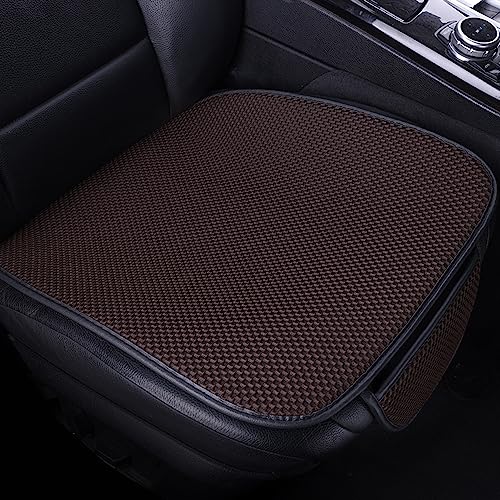 LAVIYE Seggiolino Auto Cuscino per Mercedes Benz AMG GLA GLB 180 180d 200 200d 220d 250 GLA GLB Antiscivolo Resistente all'Usura, antisudore Cuscino Sedile Auto[Senza Schienale],D Brown-1