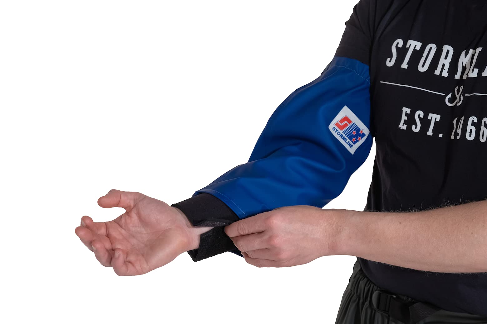 Stormline 202 650gsm PVC commercial fishing arm sleeves with adjustable neoprene cuffs
