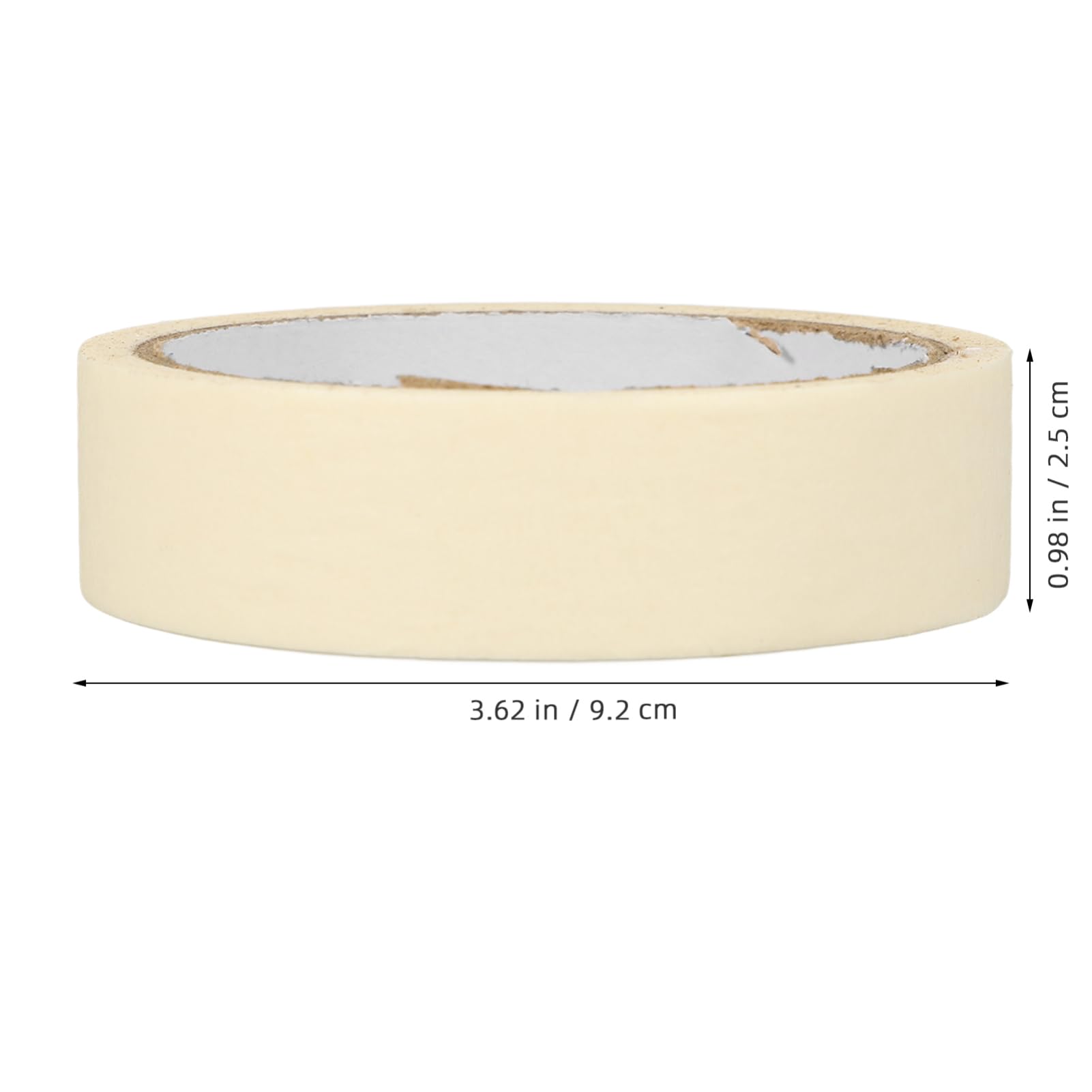 KICHOUSE 20m/roll Masking Tape Easy Peel Painters Tape for Artists Home Decor Auto Painting (2.5cm Wide)