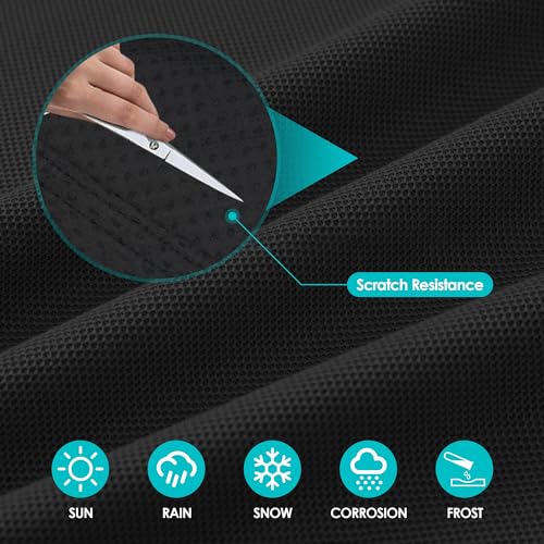 Image of K-Musculo RV Tire Covers 2-Pack, 5 Layer Nonwoven Waterproof Wheel Covers for RV Wheel Travel Trailer Camper Truck SUV, Fit 30-32 Inch Tire Diameter (Black)