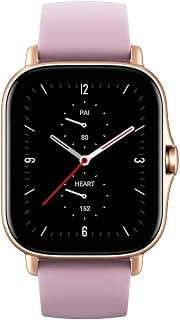 Smartwatches Smartwatch with Built-in 90 Sports Modes GPS Smartwatch for Android iOS Phones. (Color : Lilac Purple)