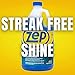 Zep Streak-Free Glass Cleaner - 1 Gallon (Case of 4) ZU1120128 - Professional Grade Formula that Cleans Dirt, Fingerprints, Grime, Smoke Haze, and Toothpaste on Windows, Mirrors, and Other Glass