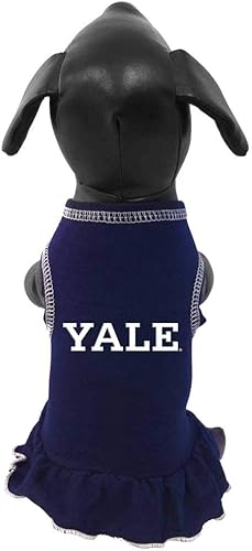 Miniatura 1 de All Star Dogs NCAA Yale Bulldogs - Vestido para perro de animadora