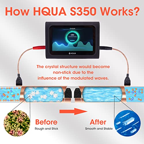 Hqua S350 Whole House Electronic Water Descaler, Alternative Water Softener, Salt Free, Limescale And Rust Removal And Prevention System #TOP1