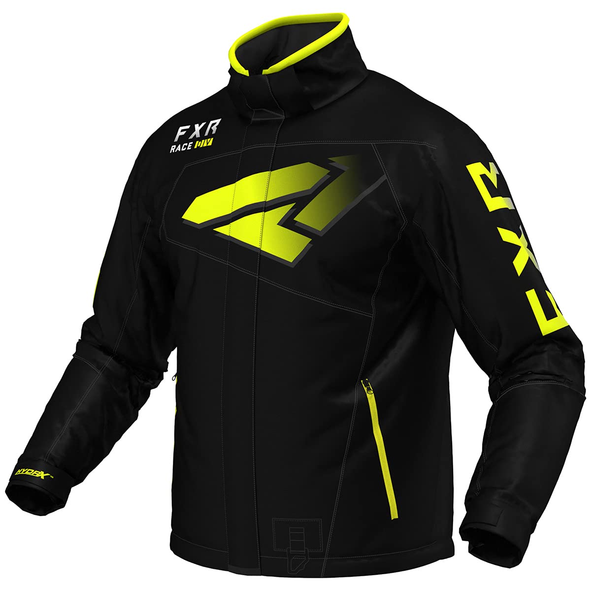 FXR Men's Fuel Jacket (Black/Hi-Vis Fade - X-Large)