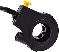 Vista 6 de Empuñaduras de mango de acelerador giratorio y conjunto de cable de 50 pulgadas con interruptor de apagado para manillar de 7/8 pulgadas 0.866 in