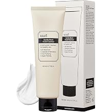DearKlairs Gentle Black Cleanser Korean Low-pH Charcoal, 4.73 Fl Oz | Activated charcoal, non-stripping for sensitive skin, step 2 of double cleanse, vegan, fragrance-free foam