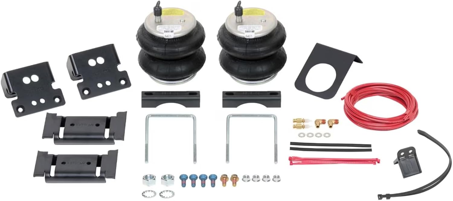 Firestone Airide 2615 Rear Air Springs Kit fits 2013-2025 Ram 3500 4WD | 5-100 PSI | Load Capacity of 5,000 Pounds | No Drill Installation | Absorbs Road Vibration | Reduces Tire Wear