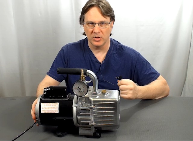 Fischer LAV-3 Laboratory High Vacuum Pump, 2 Stage, 1/3 HP, 110V