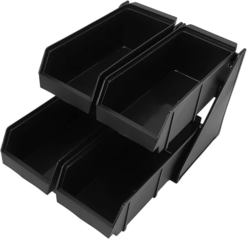 Dispensador de almacenamiento de funda de café, organizador de tapa de taza de gran capacidad negro con 2, 3 o 4 compartimentos, reutilizable, de