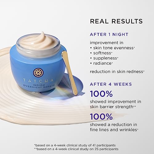 Tatcha Indigo Overnight Repair: Serum In Cream Treatment, Fragrance Free, 50 Ml | 1.7 Oz #TOP2