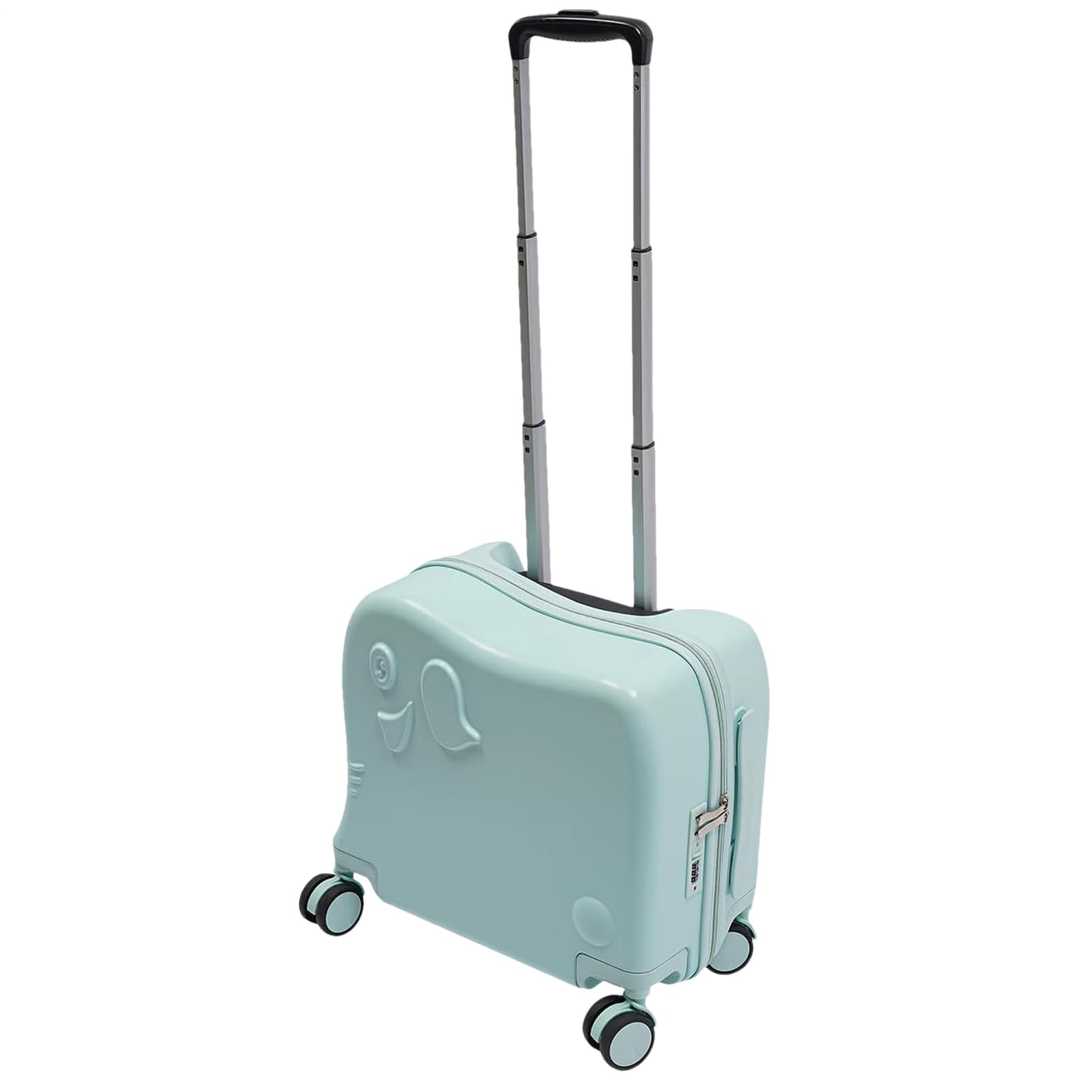 Bagaglio a mano per bambini – Valigia rigida, ruote girevoli leggere | design adatto ai viaggi, facile da maneggiare, per ragazzi e ragazze, vacanze, viaggi in aeroporto, fine settimana, Verde men