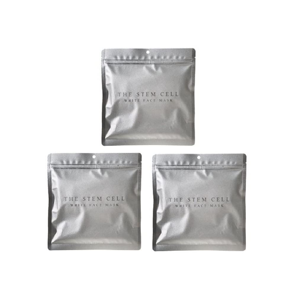 パック・フェイスマスク THE STEM CELL WHITE FACE MASK 美粧AKARI THE STEM CELL フェイスマスク ノーマル WHITE/FACIAL