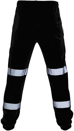 Mens Reflective Safety Pants High Visibility Lightweight