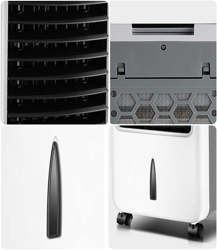 Air Coolers Evaporative Coolers Portable Evaporative Misting Humidifier Small Air Conditioner Fan and Bladeless Noiseless Fan for Office Dorm Room