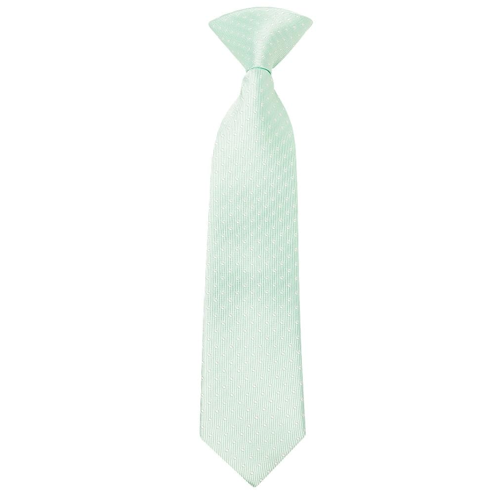 TIES R US Pre Tied Mint Polka Dot Boys Tie Age 4-7
