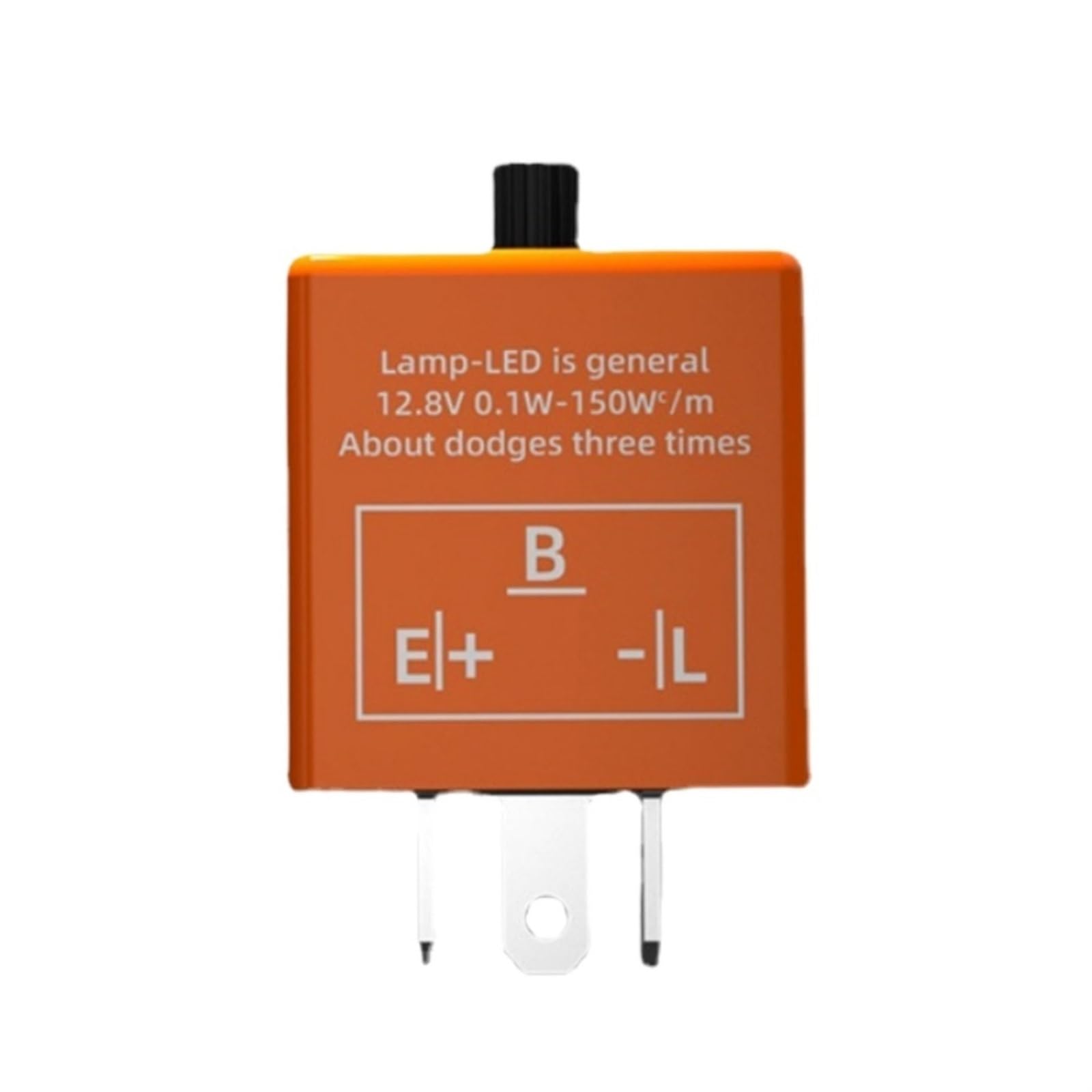 Relais de clignotant 12V 3 broches à fréquence variable électronique de 0.02A à 20A