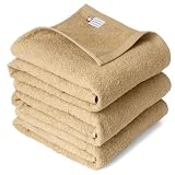 オルタ(oruTa) 今治タオル バスタオル 3枚セット 薄手 速乾 日本製 自然派 65x120cm 綿100 ベージュ