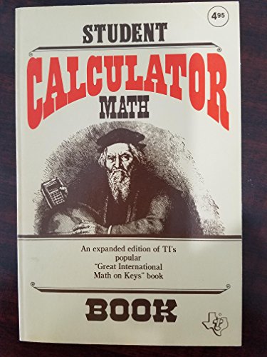 Student Calculator Math Book B000K6Q580 Book Cover