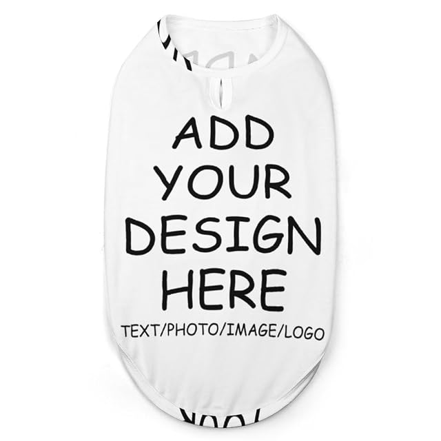 Camisas Personalizadas para Perros con Texto fotográfico, Ropa Personalizada para Perros, Regalo