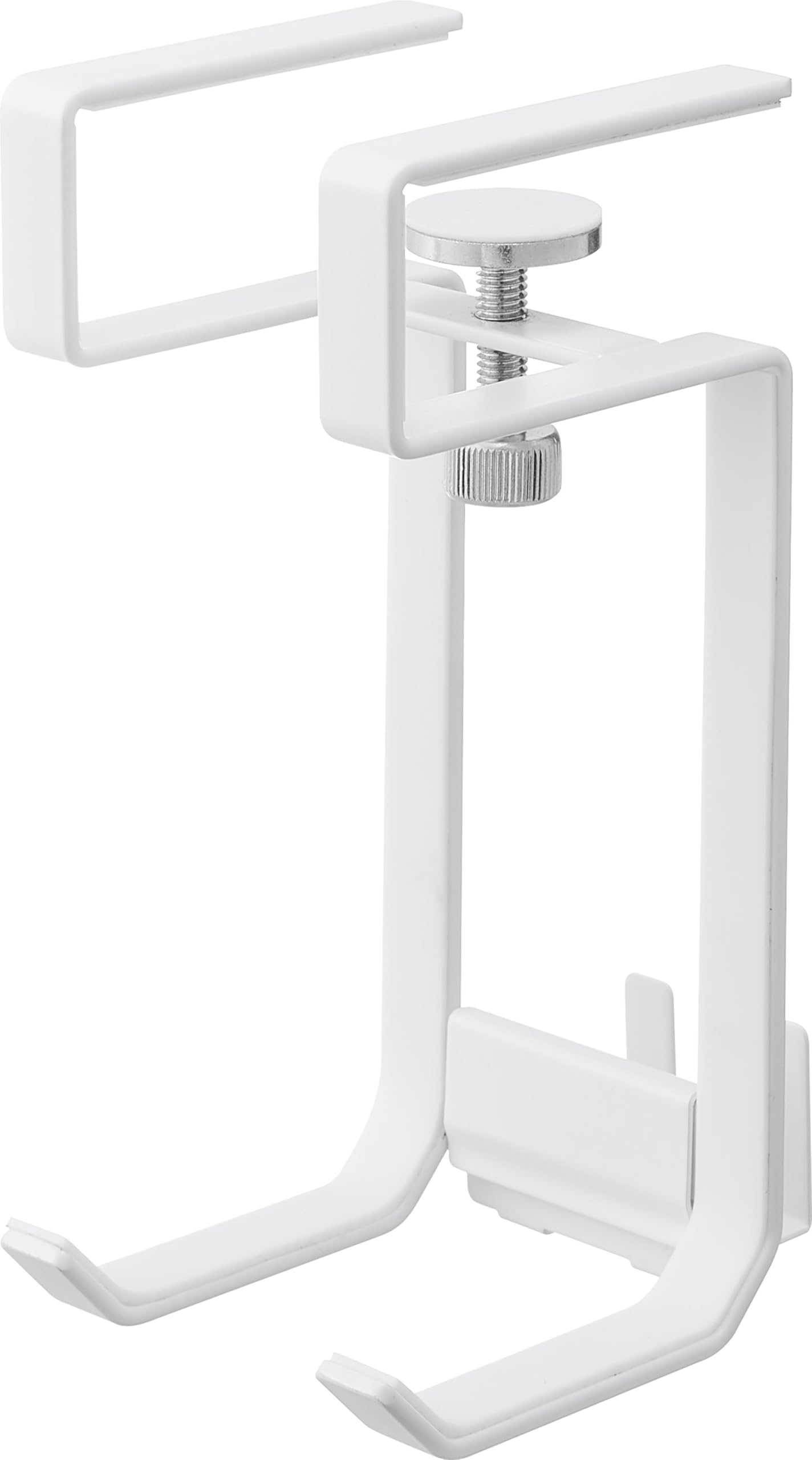 山崎実業(Yamazaki) 棚下 ドライヤー ハンガー ホワイト 本体:W8.2×D8.5×H18.8cm タワー tower ドライヤーホルダー T字型ドライヤー対応 1640