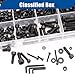 Taiss 930PCS M2 M3 M4 Screw Kit,Hex Socket Head Cap Screws Bolts Assortment with Nuts and Washers M2 M3 M4 x 8mm/12mm/16mm/20mm 12.9 Grade Alloy Steel Black Zinc Plated Small Metric Screws