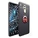 Produktbild XCYYOO für Huawei Mate 20 Lite Hülle mit Ring Kickstand,360 Grad Rotierenden Ring Drop Schutz FeinMatt Kratzfest Weichen TPU Cover [Arbeit mit magnetischen Auto Halterung] Tasche Schale Hardcase