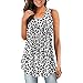 Produktbild CEF Damen Tunika Top Kurzarm Bluse Damen Shirt Sommer Bluse Damen T-Shirt Damen Bluse Sommer-Kurzarm-Faltenhemd für Damen mit Lockerem und fließendem Tunika-Oberteil Polka Dot Bohemian Shirt