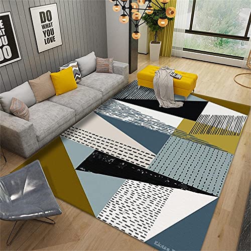 Tapis chambre ado garçon géométrique pour relooker un sol abîmé