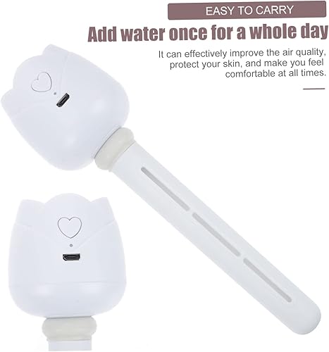 Miniatura 3 de Humidificador portátil recargable por USB para el hogar y los viajes, resistente a las fugas, mini humedecedor de aire, compatible con botellas de