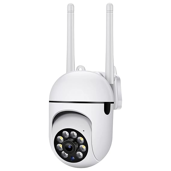 PKST 1080P HD PTZ | Supports V380 PRO app | IP66 Waterproof | Night Vision | LED Lights & Auto Tracking | Smart Motion Detection | Outdoor Indoor Security Remote Viewing (Mini Ptz)